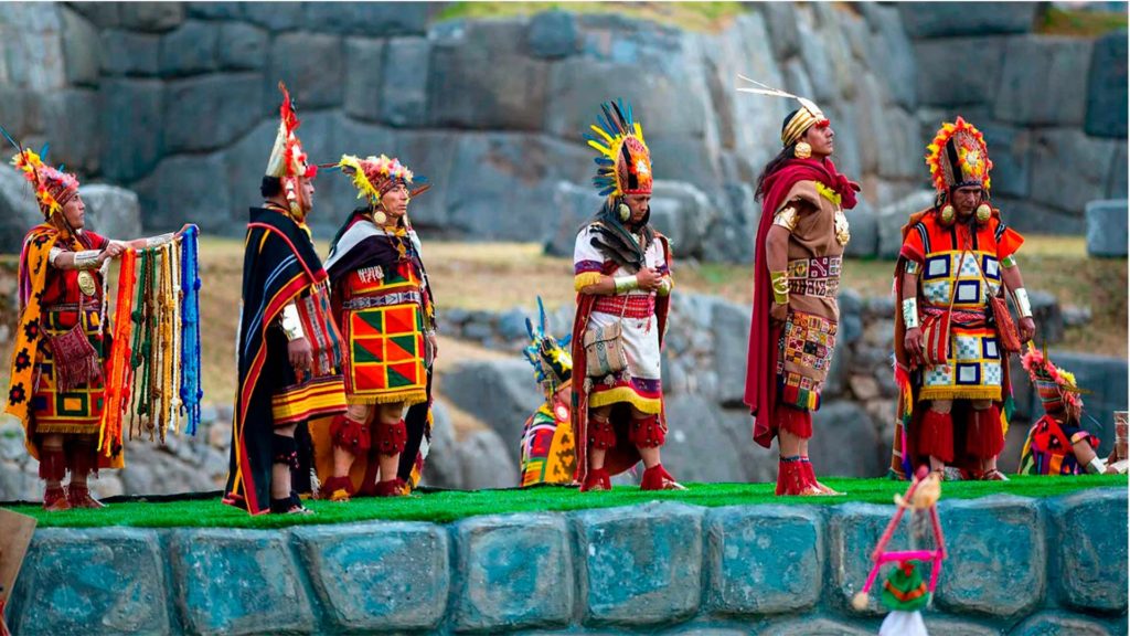 The Inca in inti raymi
