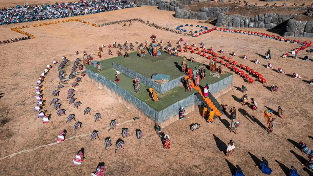 inti raymi aerial view